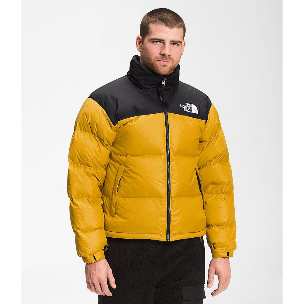 The North Face 1996 Retro Ανδρικα Μπουφάν Nuptse - Κίτρινα (WJOP14730)